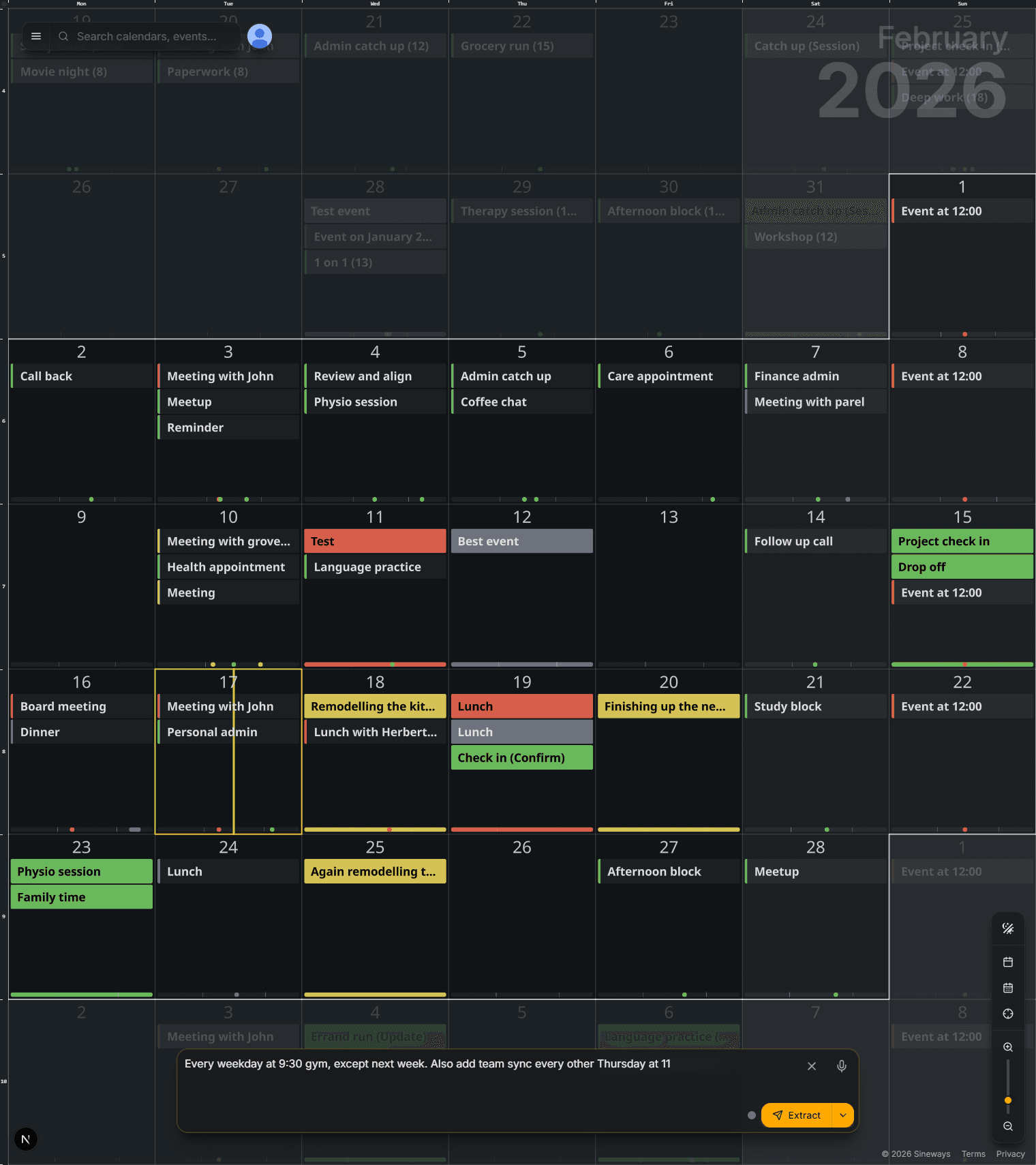 Add moments by writing or speaking (or automate them)